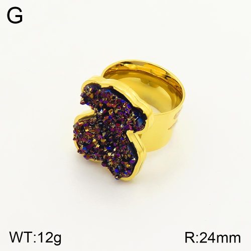 TR2000096bhia-317  6-9#  SS Bear Rings