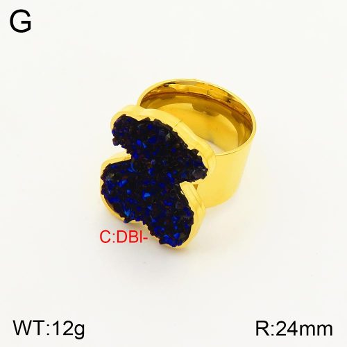 TR2000097bhia-317  6-9#  SS Bear Rings