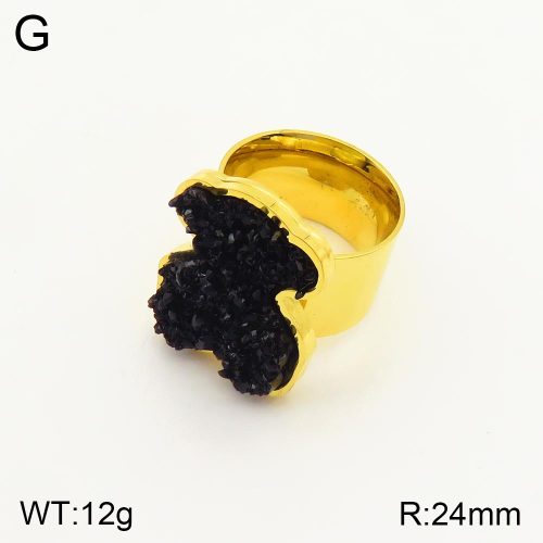 TR2000101bhia-317  6-9#  SS Bear Rings