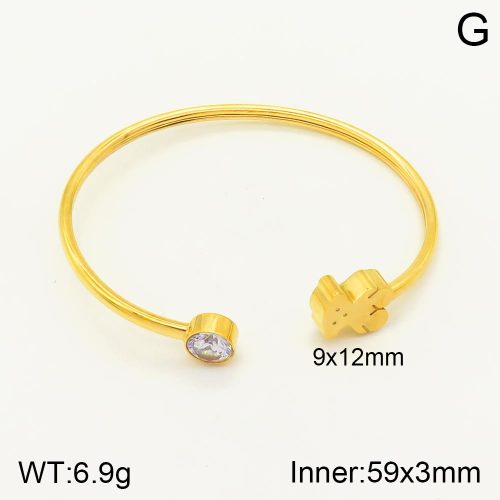 TZ2000281ahjb-317  SS Bear Bangles