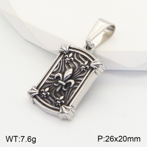 2P2002951bbov-260  Stainless Steel Pendant