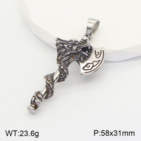 2P2002963bbov-260  Stainless Steel Pendant