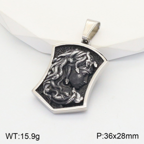 2P2002972bbov-260  Stainless Steel Pendant