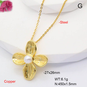 F6N300968baka-L017  Fashion Copper Necklace