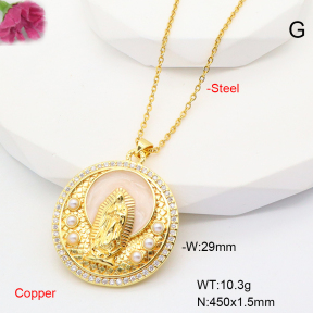 F6N300970vbmb-L017  Fashion Copper Necklace