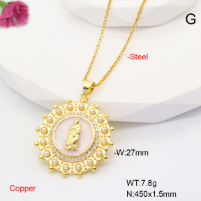 F6N300971ablb-L017  Fashion Copper Necklace