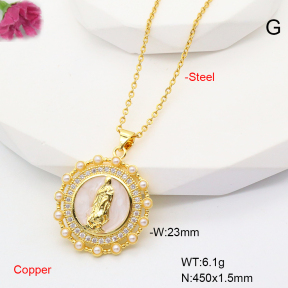 F6N300972ablb-L017  Fashion Copper Necklace