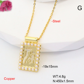 F6N300976baka-L017  Fashion Copper Necklace