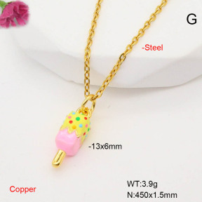 F6N300985aajl-L017  Fashion Copper Necklace