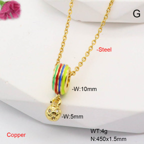 F6N407624baka-L017  Fashion Copper Necklace