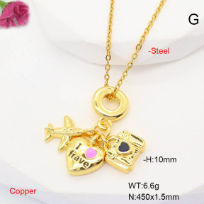 F6N407631baka-L017  Fashion Copper Necklace