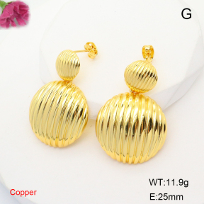 F6E200670vbmb-L017  Fashion Copper Earrings