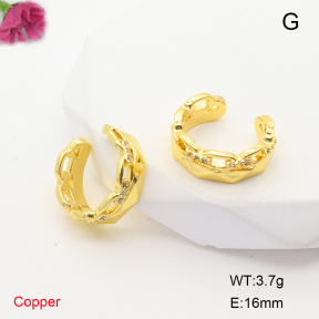 F6E405169ablb-L017  Fashion Copper Earrings