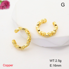 F6E405171ablb-L017  Fashion Copper Earrings