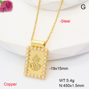 F6N300989aajl-L017  Fashion Copper Necklace