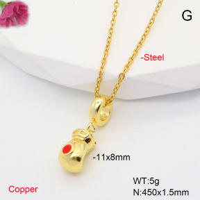 F6N300991aajl-L017  Fashion Copper Necklace