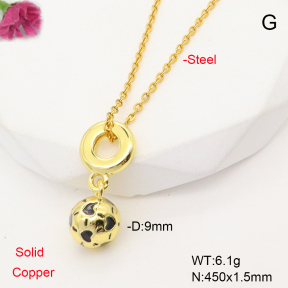 F6N300995aajl-L017  Fashion Copper Necklace