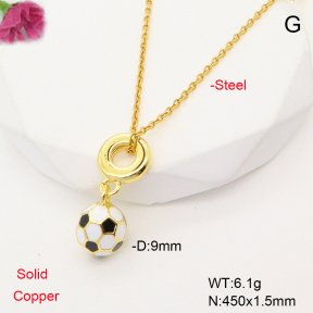 F6N300998aajl-L017  Fashion Copper Necklace