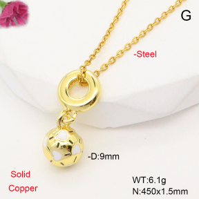 F6N300999aajl-L017  Fashion Copper Necklace