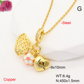 F6N301001baka-L017  Fashion Copper Necklace