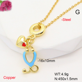 F6N301004baka-L017  Fashion Copper Necklace