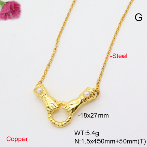 F6N301012aajl-L017  Fashion Copper Necklace