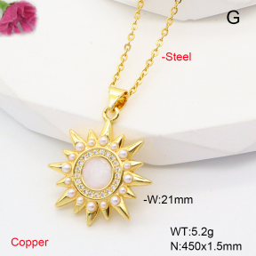 F6N407640ablb-L017  Fashion Copper Necklace