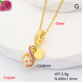 F6N407648baka-L017  Fashion Copper Necklace