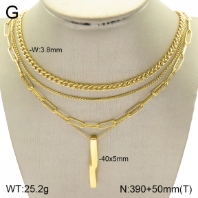 2N2004334bhva-749  Stainless Steel Necklace