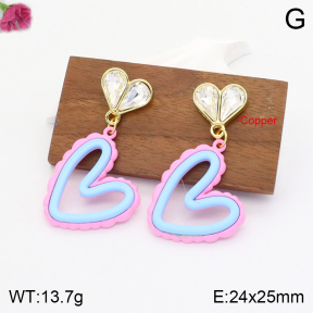 F2E201184vbmb-J109  Fashion Copper Earrings