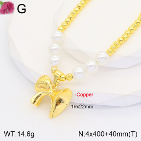 F2N300230bbov-J109  Fashion Copper Necklace