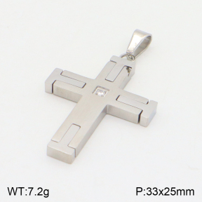 2P4000785bbov-436  Stainless Steel Pendant