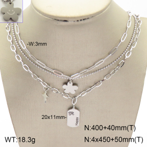 2N2004367ahjb-214  Stainless Steel Necklace