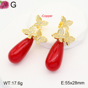 F2E401352ahjb-J22  Fashion Copper Earrings