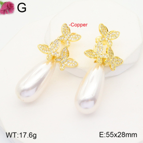 F2E401353ahjb-J22  Fashion Copper Earrings