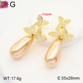 F2E401354ahjb-J22  Fashion Copper Earrings