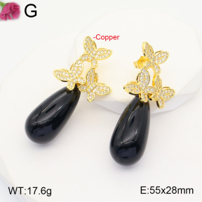 F2E401355ahjb-J22  Fashion Copper Earrings