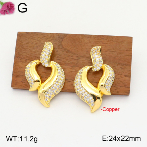 F2E401375bhva-J22  Fashion Copper Earrings