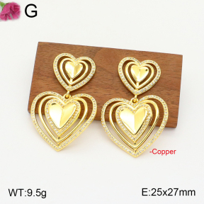 F2E401377bhva-J22  Fashion Copper Earrings