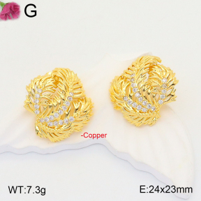 F2E401385bhva-J22  Fashion Copper Earrings