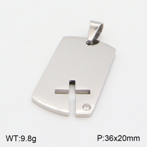 2P4000790ablb-436  Stainless Steel Pendant