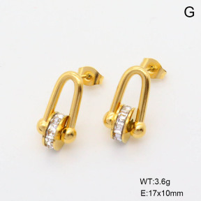 6E4004365vbnb-669  Stainless Steel Earrings