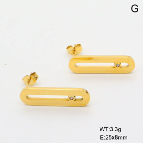 6E4004367vbll-669  Stainless Steel Earrings