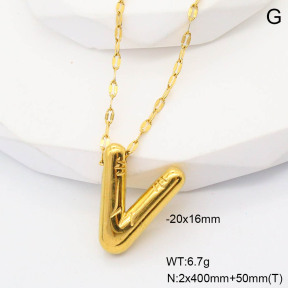 6N2004704vbll-669  Stainless Steel Necklace