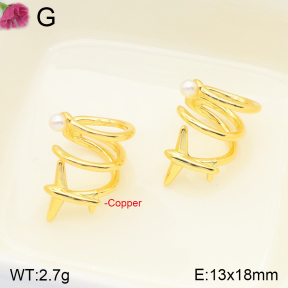 F2E300680vbnl-J59  Fashion Copper Earrings