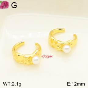 F2E300681vbnl-J59  Fashion Copper Earrings