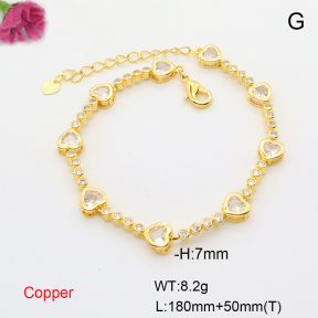 F6B406238bhia-L017  Fashion Copper Bracelet