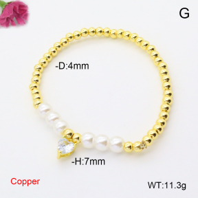 F6B406239vbmb-L017  Fashion Copper Bracelet