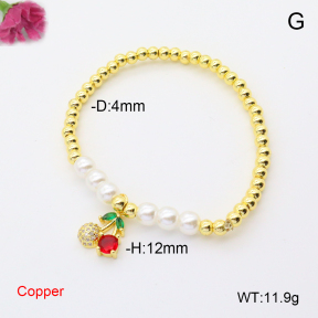 F6B406244vbmb-L017  Fashion Copper Bracelet