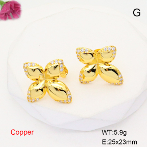 F6E405196vbmb-L017  Fashion Copper Earrings